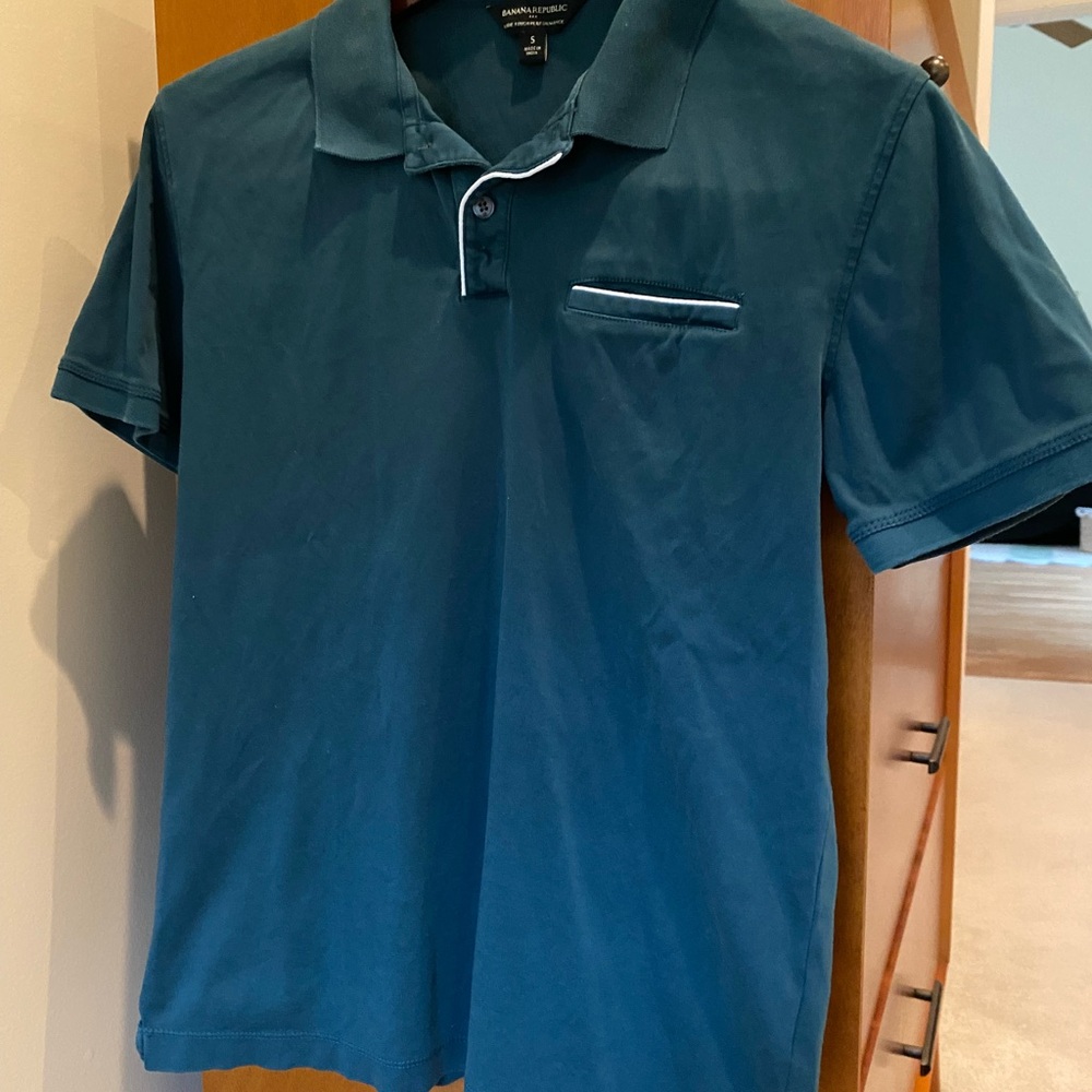 Banana Republic Teal Polo - Small